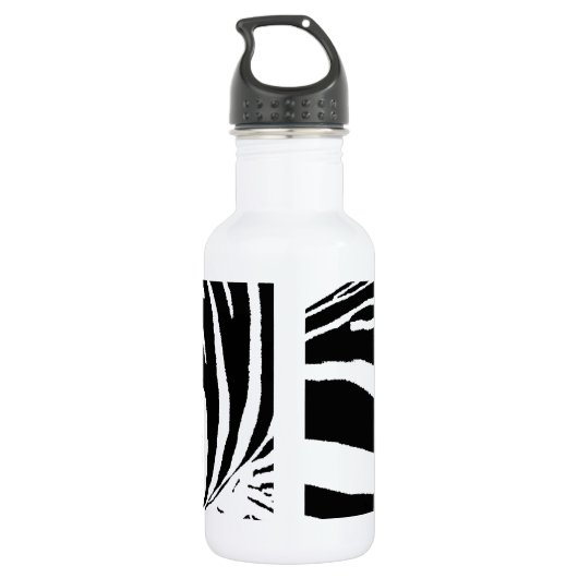 zebra waterfles (Achterkant)