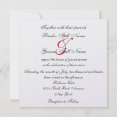 Zebra Wedding Uitnodiging (Achterkant)