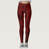 Zebra Wild Animal Pattern Leggings (Voorkant)