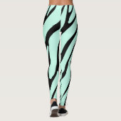 Zebra Wild Animal Pattern Leggings (Achterkant)