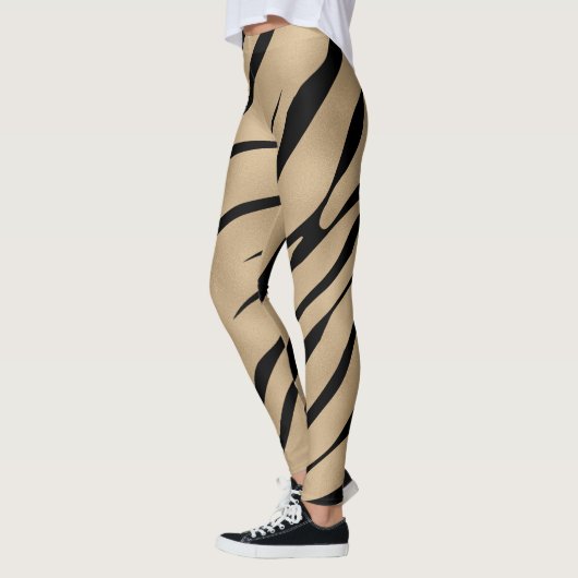 Zebra Wild Animal Pattern Leggings (Links)