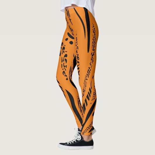 Zebra Wild Animal Pattern Leggings (Links)