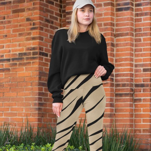 Zebra Wild Animal Pattern Leggings