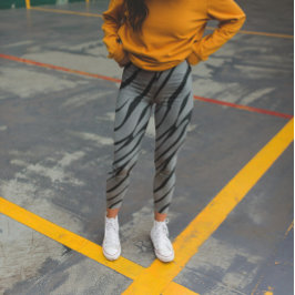 Zebra Wild Animal Pattern Leggings