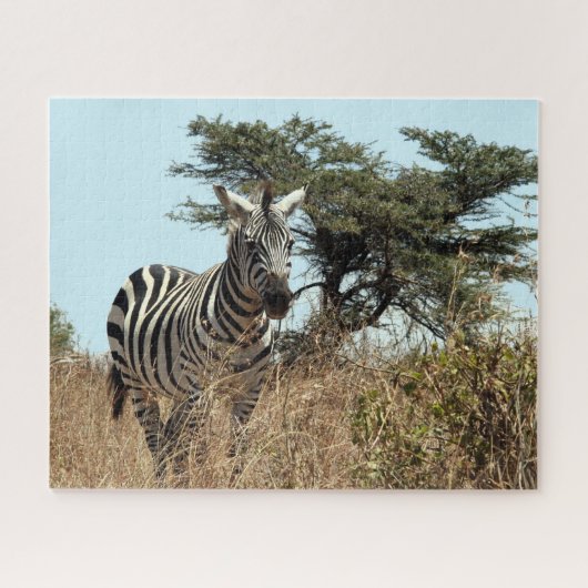 zebra wild legpuzzel (Horizontaal)