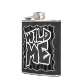 Zebra Wild me Black en Grey Heupfles (Links)