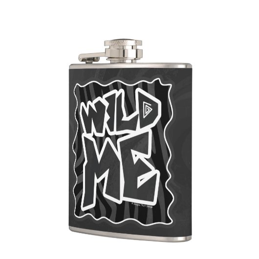 Zebra Wild me Black en Grey Heupfles (Links)