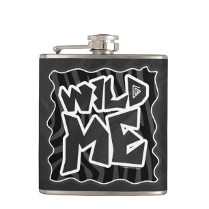Zebra Wild me Black en Grey Heupfles