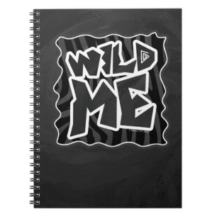 Zebra Wild me Black en Grey Notitieboek