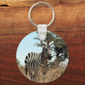 zebra wild sleutelhanger (Voorkant)