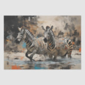Zebra Wild Spirit - Decoupage - Tissuepapier (Voorkant)