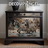 Zebra Wild Spirit - Decoupage - Tissuepapier
