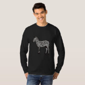 Zebra Wilde Dieren 1 T-shirt (Voorkant volledig)
