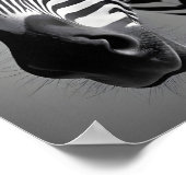 Zebra Wildlife Majestic Natuur Life Art Wallpaper Poster (Hoek)