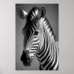 Zebra Wildlife Majestic Natuur Life Art Wallpaper Poster