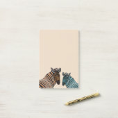 Zebra Wildlife Post-it® Notes (Op bureau)