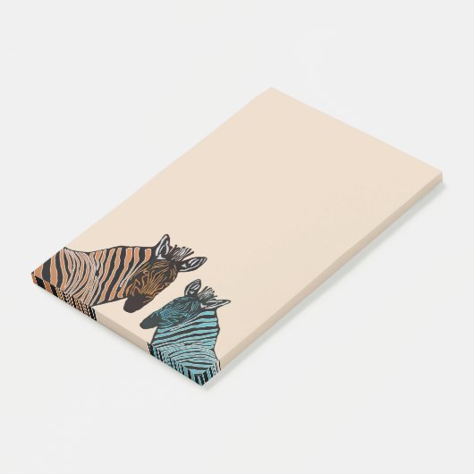 Zebra Wildlife Post-it® Notes (Schuin)