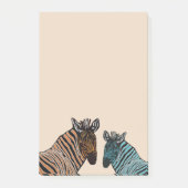 Zebra Wildlife Post-it® Notes (Voorkant)