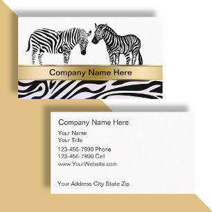 Zebra Wildlife Visitekaartjes