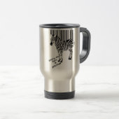 Zebra wint vechtsport reisbeker (Voorkant rechts)