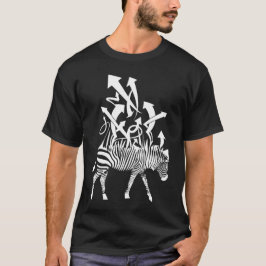 Zebra-wit-voor-donkerder-shirten T-shirt