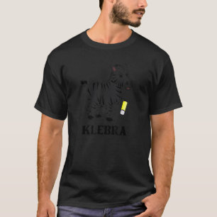 Zebra Word Game Glue Stick en Zebra met Glue T-shirt