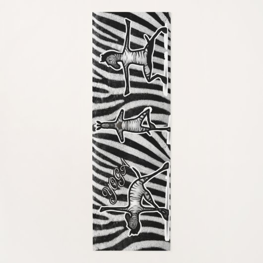 Zebra Yoga mat (Voorkant)