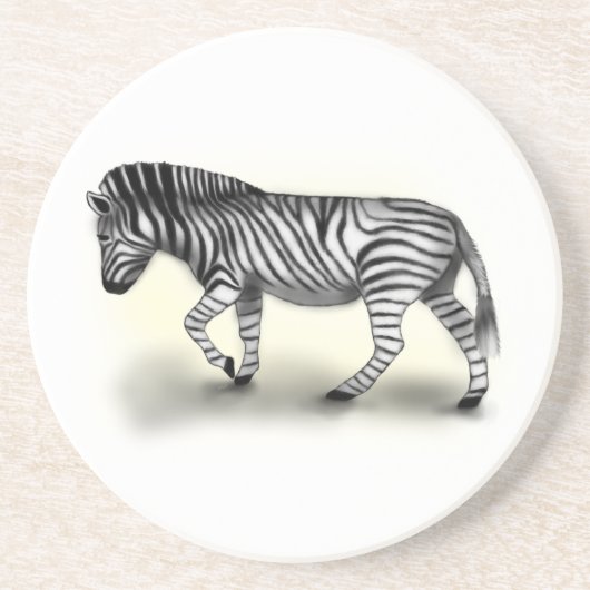 "Zebra" Zandsteen Onderzetter (Voorkant)