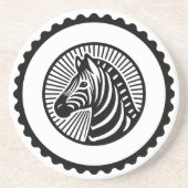 Zebra Zandsteen Onderzetter (Voorkant)