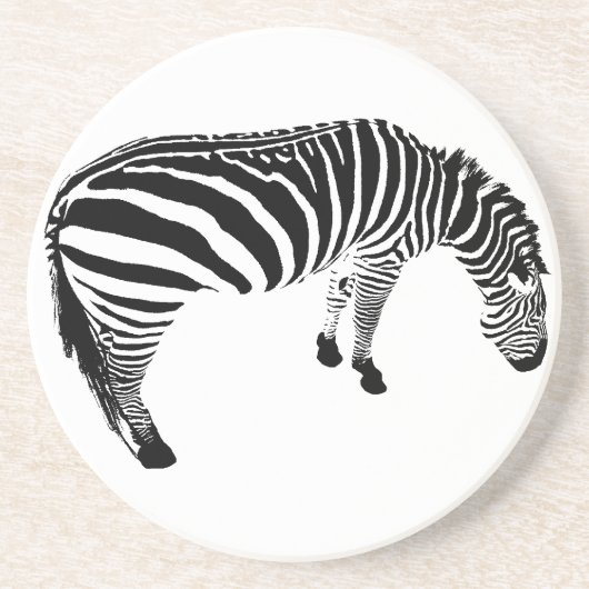 zebra zandsteen onderzetter (Voorkant)
