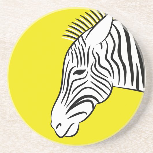 Zebra Zandsteen Onderzetter (Voorkant)