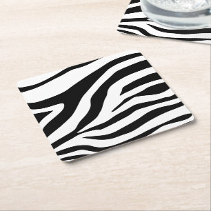 Zebra, Zebra Print, Zebra Pattern, Safari, Afrika, Kartonnen Onderzetters