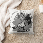 Zebra Zither Solo Kussen (Deken)