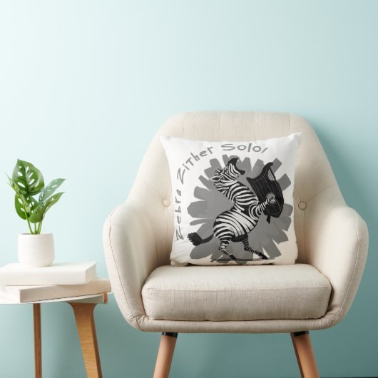 Zebra Zither Solo Kussen (Stoel)
