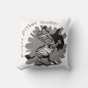 Zebra Zither Solo Kussen
