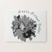 Zebra Zither Solo Legpuzzel (Horizontaal)