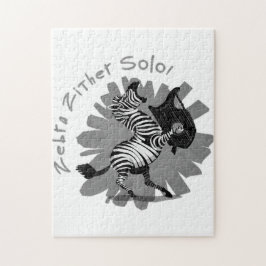 Zebra Zither Solo Legpuzzel