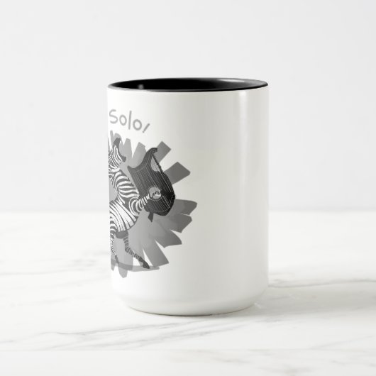 Zebra Zither Solo Mok (Midden)