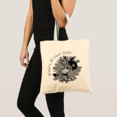 Zebra Zither Solo Tote Bag (Voorkant (product))