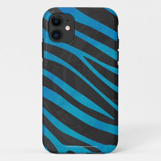 Zebra, zwart en grijs afdrukken Case-Mate iPhone case (Achterkant)