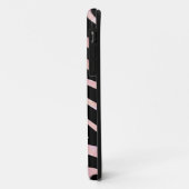 Zebra, zwart en roze afdrukken Case-Mate iPhone case (Achterkant/links)