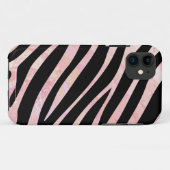 Zebra, zwart en roze afdrukken Case-Mate iPhone case (Achterkant (horizontaal))