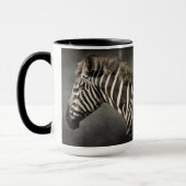Zebra zwart en wit afdrukken - Chic Modern Mok (Links)