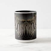 Zebra zwart en wit afdrukken - Chic Modern Mok (Midden)
