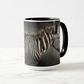 Zebra zwart en wit afdrukken - Chic Modern Mok (Voorkant rechts)