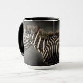 Zebra zwart en wit afdrukken - Chic Modern Mok (Voorkant links)