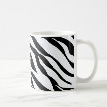 Zebra zwart en wit patroon