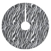 Zebra zwart-wit - kerstboomrokken kerstboom rok (Voorkant)