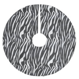 Zebra zwart-wit - kerstboomrokken kerstboom rok