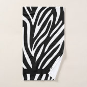 Zebra Zwart-wit Oerwoud Safari Thema Bad Handdoek (Handdoek)